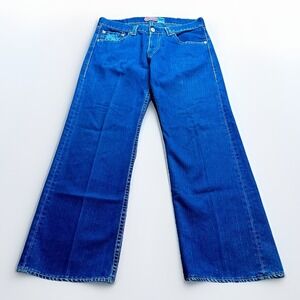 Vintage Levis Type 1 Jeans Mens 36x32 Blue Denim Real Loose Baggy Y2K Wide Leg
